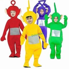 Teletupsude cosplay kostüüm lastele Baby Child Naljakas Dipsy Po Laa Tinky Winky Onesie jõulusünnipäevapeo Halloweeni kostüüm цена и информация | Карнавальные костюмы | kaup24.ee