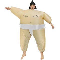 Halloweeni Cosplay kostüümid Blow Up Sumo Fighter Täispuhutavad kostüümid Jõulumaadluspeo Rollimäng Täiskasvanutele riietumine цена и информация | Карнавальные костюмы | kaup24.ee