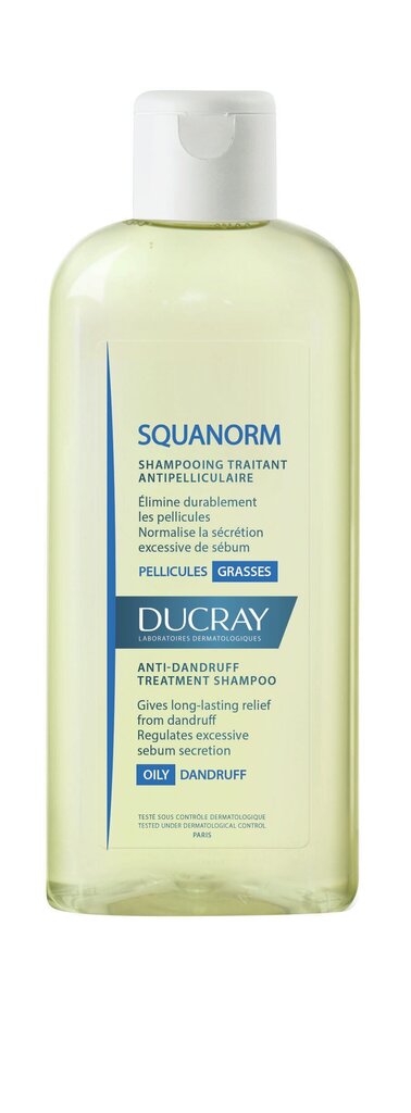 Kõõmavastane šampoon Ducray Squanorm 200 ml цена и информация | Šampoonid | kaup24.ee