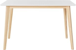 Обеденный стол Notio Living Coco 120, белый цена и информация | Кухонные и обеденные столы | kaup24.ee
