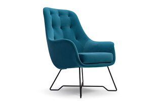 Кресло Laski Meble Ezo, синее цена и информация | Кресла в гостиную | kaup24.ee