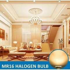 Halogeenlamp GU5.3 35W 12V, 400lm Soe valge 2700K Hämardatav, Halogeen Kohtvalgusti pirn MR16, 6 tk. цена и информация | Светильники-вентиляторы | kaup24.ee