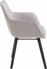 2-tooli komplekt Notio Living Buckley, helehall hind ja info | Söögilaua toolid, köögitoolid | kaup24.ee
