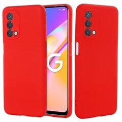 Красный Совместим С Жидким Силиконовым Чехлом Oneplus Nord N200 / Oppo A93 5G цена и информация | Чехлы для телефонов | kaup24.ee