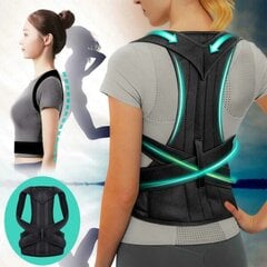 Posure Vest PRO seljavest Parem Posture XXL must XXL hind ja info | Ilutoodete lisatarvikud | kaup24.ee