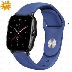 (Amazfit Bip U-S-liteIce blue 38) 22mm silikoonrihm Amazfit Gts 3/2/2e/gts2 Mini/gtr 42mm/47mm/gtr 3/3 Pro/2/2e/4 Sport 20mm käevõru Amazfit Bip Rihm – kellarihmad цена и информация | Аксессуары для смарт-часов и браслетов | kaup24.ee