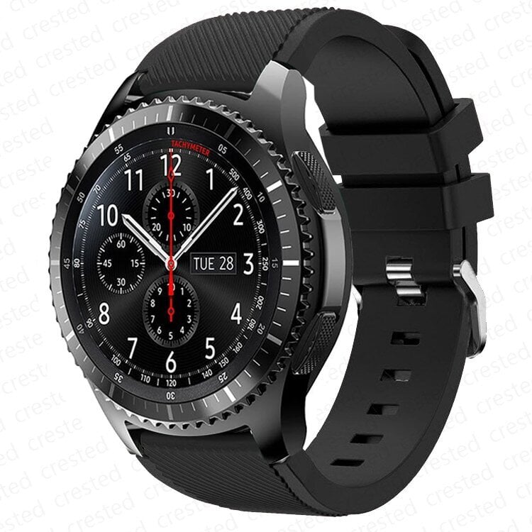 (Must)Rihma Samsung Galaxy Watch 4 44mm 40mm 5 pro active 2 Gear s3 silikoonkorrea käevõru Huawei kella GT/2/3 rihm| цена и информация | Nutikellade ja nutivõrude tarvikud | kaup24.ee