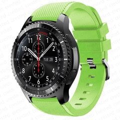 (roheline)Rihma Samsung Galaxy Watch 4 44mm 40mm 5 pro active 2 Gear s3 silikoonkorrea käevõru Huawei kella GT/2/3 rihm| цена и информация | Аксессуары для смарт-часов и браслетов | kaup24.ee