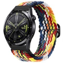 (Samsungi käekell 46 mm kamuflaaž) Nailonist punutud silmusrihm Samsungi kellale 3/4 Active 2 Huawei kella 3/GT käevõru käevõru Amazfit GTR/Stratos vöö| hind ja info | Nutikellade ja nutivõrude tarvikud | kaup24.ee