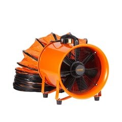 Ehitusventilaator 255W 5m + voolik hind ja info | Ventilaatorid | kaup24.ee