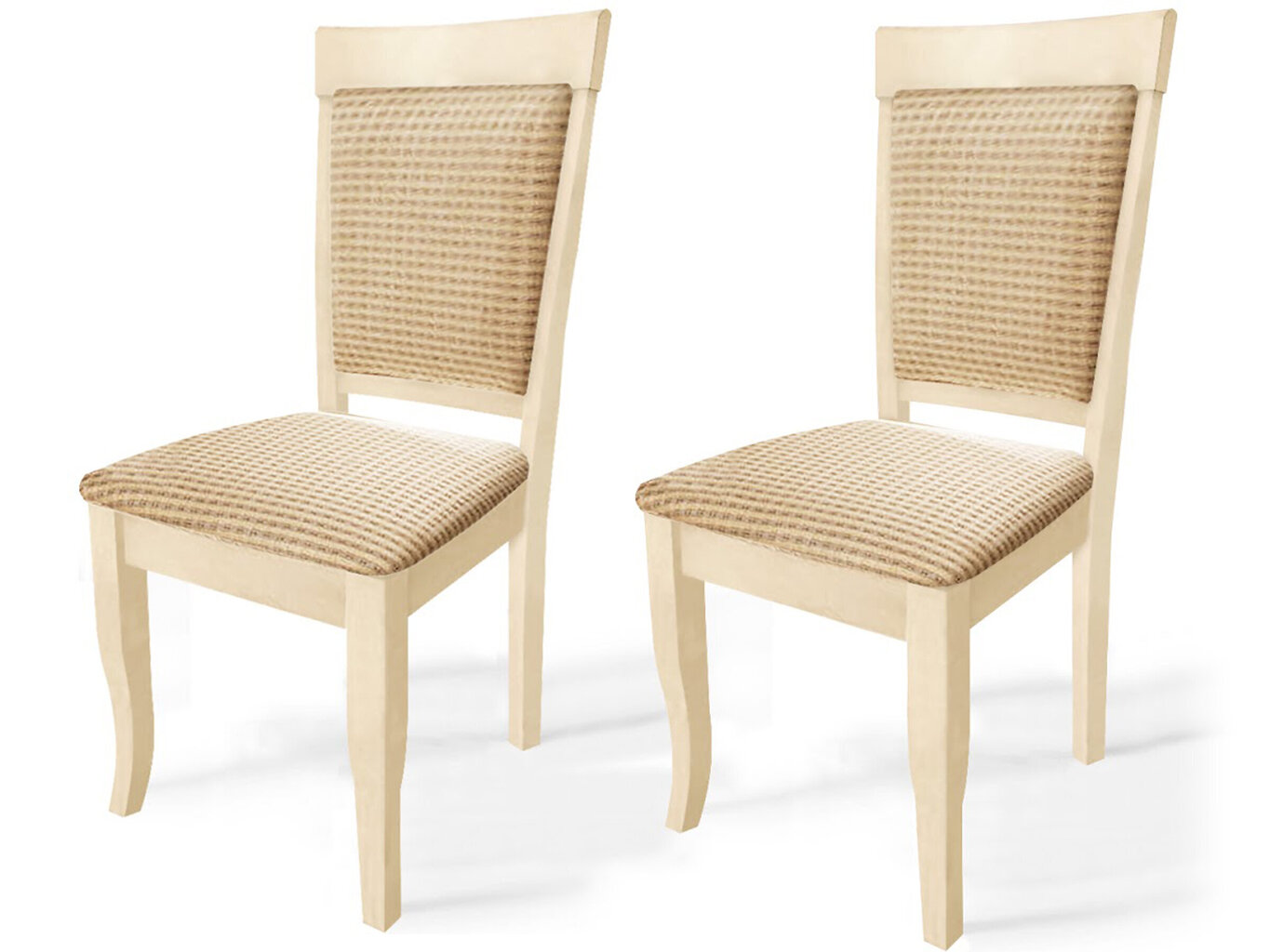 2 tooli komplekt Notio Living Lyons ll, kreemjas цена и информация | Söögilaua toolid, köögitoolid | kaup24.ee
