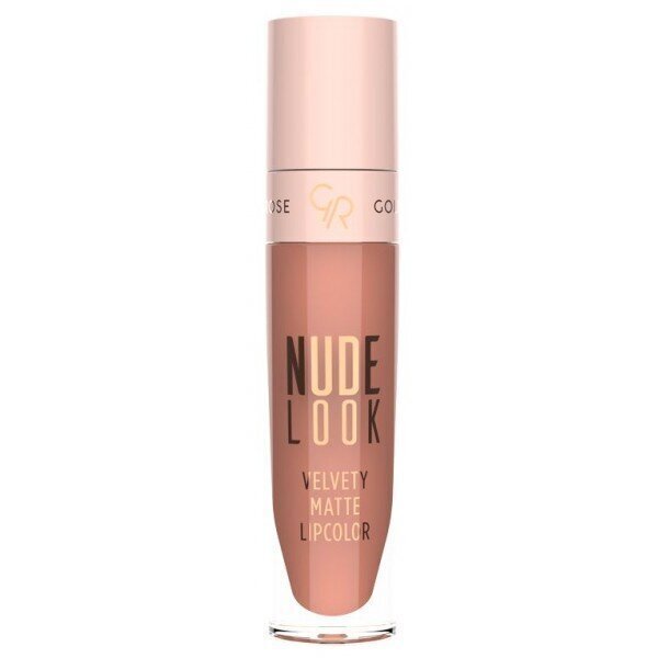 Huuleläige Golden Rose Nude Look Velvety Matte 5,5 ml, 02 Peachy Nude цена и информация | Huulepulgad, -läiked, -palsamid, vaseliin | kaup24.ee