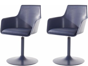 Комплект из 2-х стульев для столовой Notio Living Mario, темно-синий цена и информация | Стулья для кухни и столовой | kaup24.ee