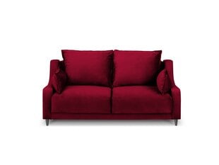 Двухместный бархатный диван Mazzini Sofas Lilas, красный цена и информация | Диваны | kaup24.ee