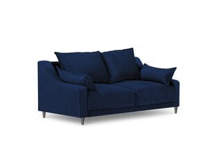 Двухместный бархатный диван Mazzini Sofas Lilas, синий цена и информация | Диваны | kaup24.ee
