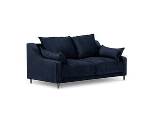 Двухместный бархатный диван Mazzini Sofas Lilas, темно-синий цена и информация | Диваны | kaup24.ee