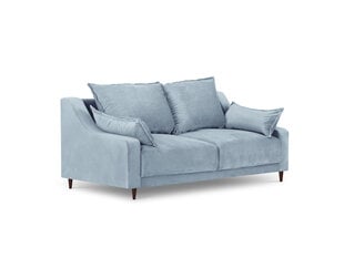Двухместный бархатный диван Mazzini Sofas Freesia, светло-синий цена и информация | Диваны | kaup24.ee