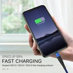 Wozinsky USB C-Lightning kaabel 2m – must (5-pakk) цена и информация | Зарядные устройства для элементов питания | kaup24.ee