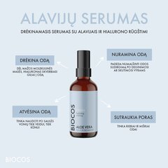 ALOE + HA aloe vera seerum hüalurooniga BIOCOS, 100 ml hind ja info | Näoõlid, seerumid | kaup24.ee