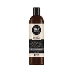 Hello Nature Looduslike koostisosadega (94,5%) juuksepalsam musta kaaviariga 300ml цена и информация | Бальзамы, кондиционеры | kaup24.ee