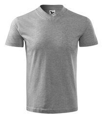 V-neck футболка Unisex черная цена и информация | Meeste T-särgid | kaup24.ee