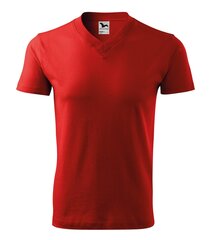 V-neck футболка Unisex черная цена и информация | Meeste T-särgid | kaup24.ee