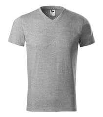 Heavy V-neck футболка Unisex черная цена и информация | Meeste T-särgid | kaup24.ee