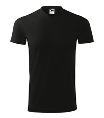 Heavy V-neck футболка Unisex черная цена и информация | Meeste T-särgid | kaup24.ee