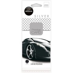 Õhuvärskendaja autosse Prestige Card Silver 6g цена и информация | Освежители воздуха для салона | kaup24.ee