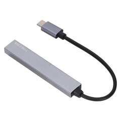 Док-станция расширения TYPEC Mini Plug and Play USB2.0 USB 3.0 Hub 1 Drag 4 Док-станция расширения (серая) цена и информация | Охлаждающие подставки и другие принадлежности | kaup24.ee