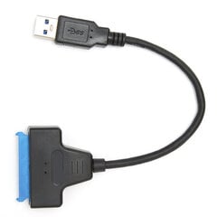 Adapterikaabel USB 3.0-Sata 22 Pin 2,5-tolline kiire edastusmuundur kõvakettaga sülearvutite jaoks hind ja info | Sülearvuti tarvikud | kaup24.ee