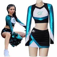 Maddy Euphoria Cheerleader vormikleit Maddy Perez riietus Cosplay kostüüm Koolitüdrukud naised muusikaline spordimeeskonna riietus D_ia M hind ja info | Karnevali kostüümid | kaup24.ee