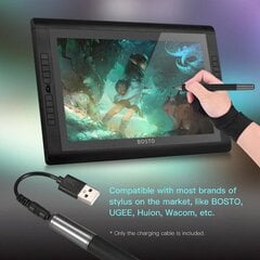 Pliiatsi laadimiskaabel USB laadija 12 cm Bosto/ugee/huion/wacom Graafika Joonistahvelarvuti Laetav pliiats hind ja info | Kaablid ja juhtmed | kaup24.ee