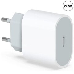 20W USB-C kiirlaadija + 20W 1M USB-C-USB-C kaabel iPhone 15 Pro Max jaoks - iPhone 15 Plus - iPhone 15 Pro - iPhone 15 - WELLNGS hind ja info | Mobiiltelefonide lisatarvikud | kaup24.ee