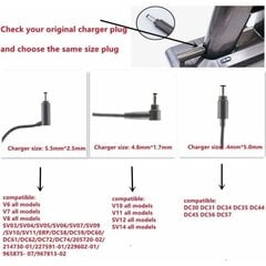 30,45V tolmuimeja laadija Dyson V10/V11/V15/V12 laadija, Dysoni tolmuimeja toiteplokk, tolmuimejate varuosad hind ja info | Tolmuimejate lisatarvikud | kaup24.ee