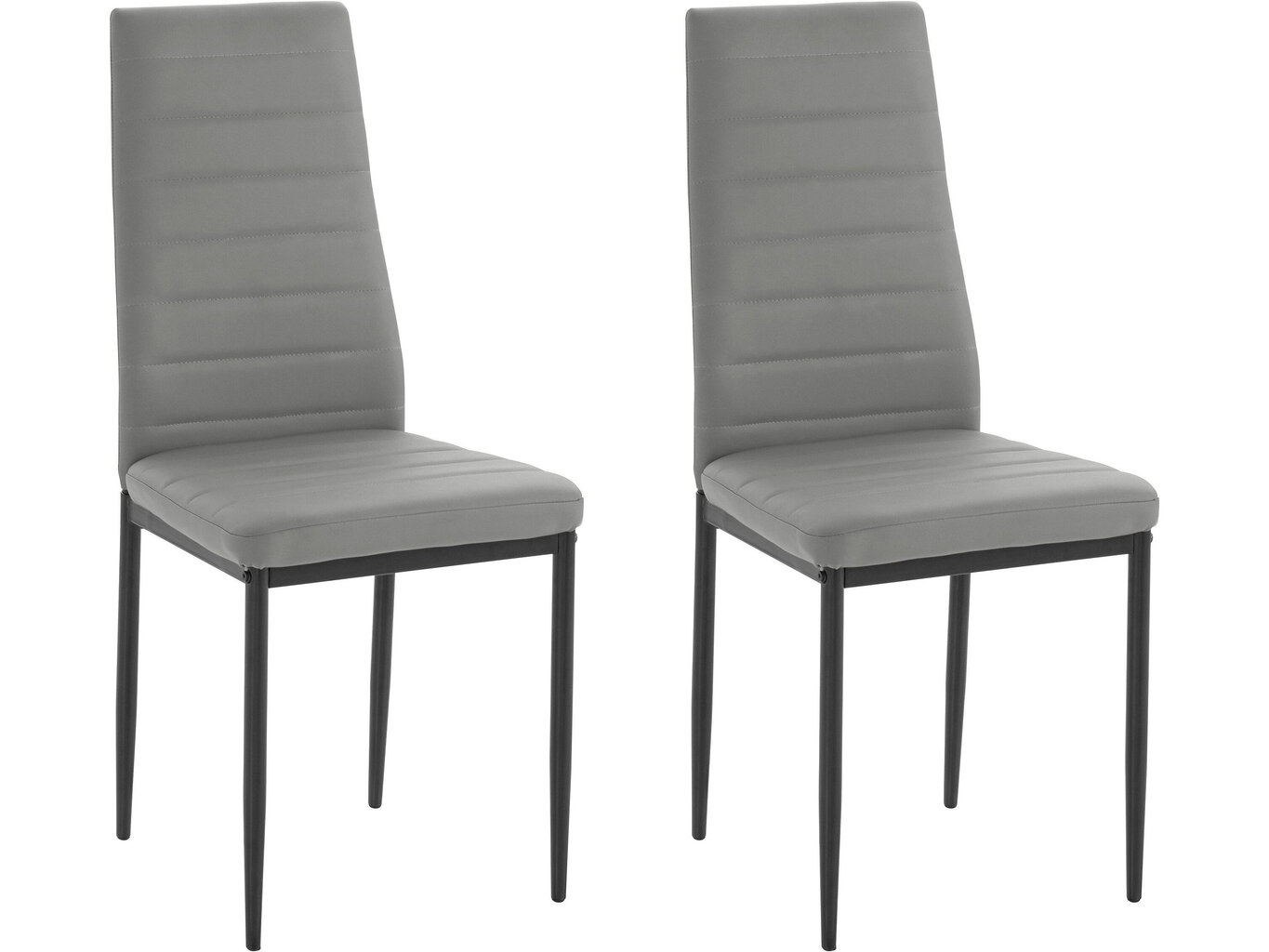 2 tooli komplekt Notio Living Sally, hall hind ja info | Söögilaua toolid, köögitoolid | kaup24.ee