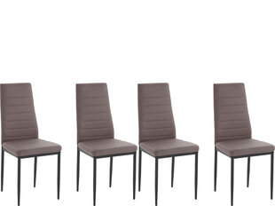 Комплект из 4-х стульев Notio Living Sally, коричневый цена и информация | Стулья для кухни и столовой | kaup24.ee