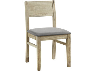 2 tooli komplekt Notio Living Norman, helepruun/hall hind ja info | Söögitoolid, baaritoolid | kaup24.ee