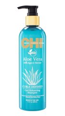Lokke esiletõstev juuksešampoon Farouk CHI Aloe Vera Curl Enhancing, 340 ml hind ja info | Šampoonid | kaup24.ee