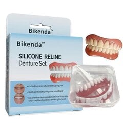 Bikenda Silicone Reline Denture Set, Advanced Denture Reliner Kit, Instant Comfort Fit for Upper and Lower Dentures цена и информация | Для ухода за зубами | kaup24.ee