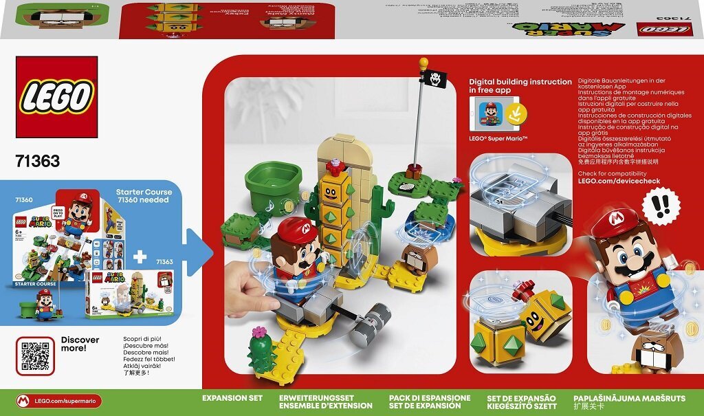 71363 LEGO® Super Mario Kõrbe-Pokey laiendusrada hind ja info | Klotsid ja konstruktorid | kaup24.ee