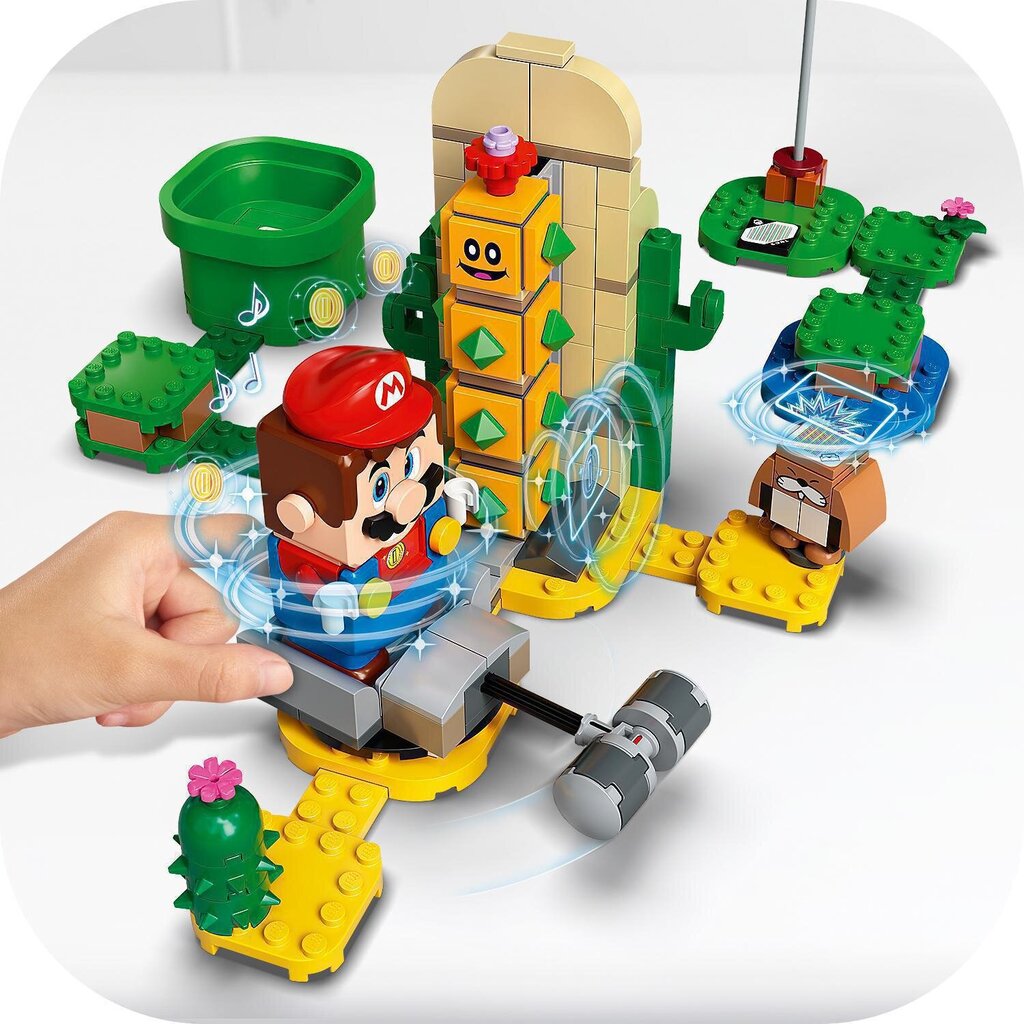 71363 LEGO® Super Mario Kõrbe-Pokey laiendusrada цена и информация | Klotsid ja konstruktorid | kaup24.ee