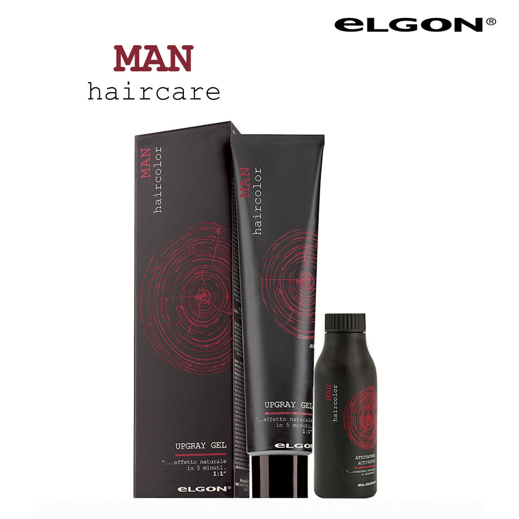Geel juuksevärv meestele Elgon Man Upgray Nr. 4 80 ml, pruun hind ja info | Juuksevärvid | kaup24.ee