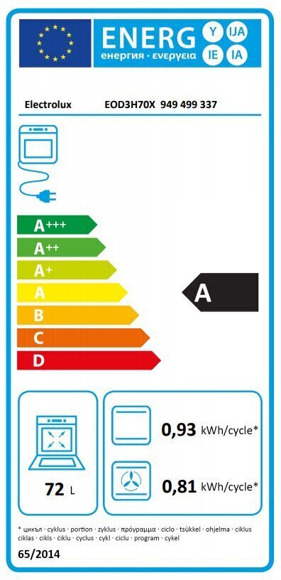 Electrolux EOD3H70X hind ja info | Ahjud | kaup24.ee