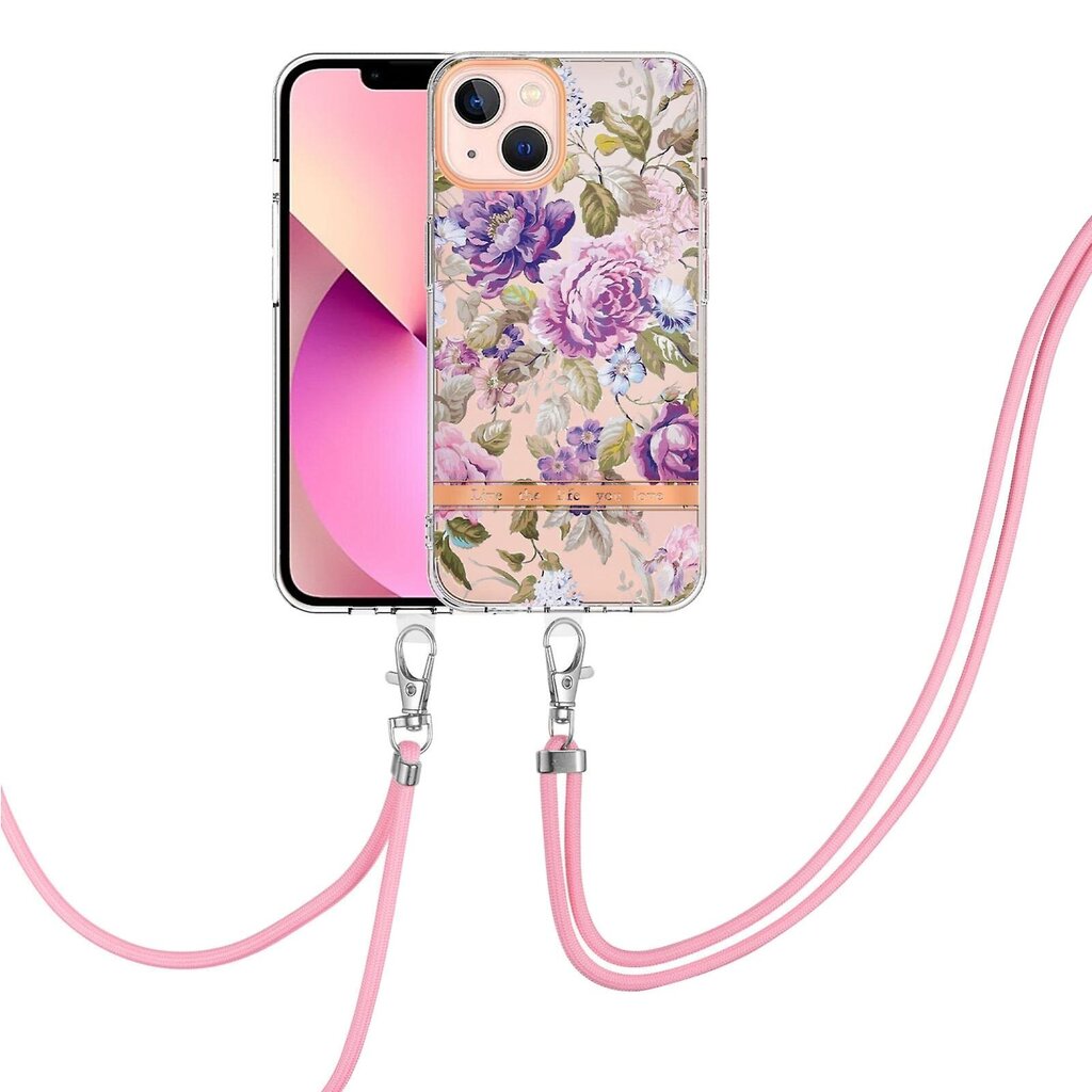 Purple Peony Flowers Series Tpu Ümbris, Mis Ühildub Iphone 13-Ga hind ja info | Telefoni kaaned, ümbrised | kaup24.ee