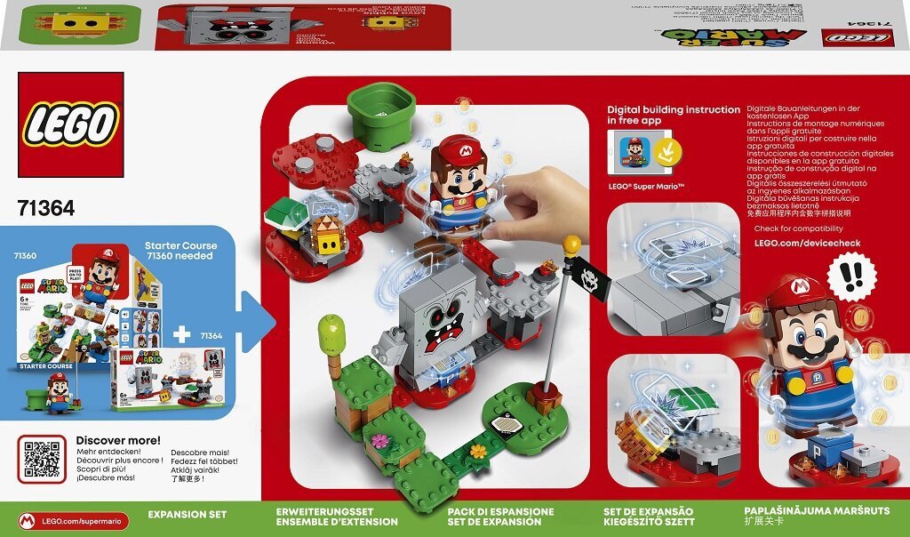 71364 LEGO® Super Mario Täiendus Whompi Lava Tribulationsile hind ja info | Klotsid ja konstruktorid | kaup24.ee