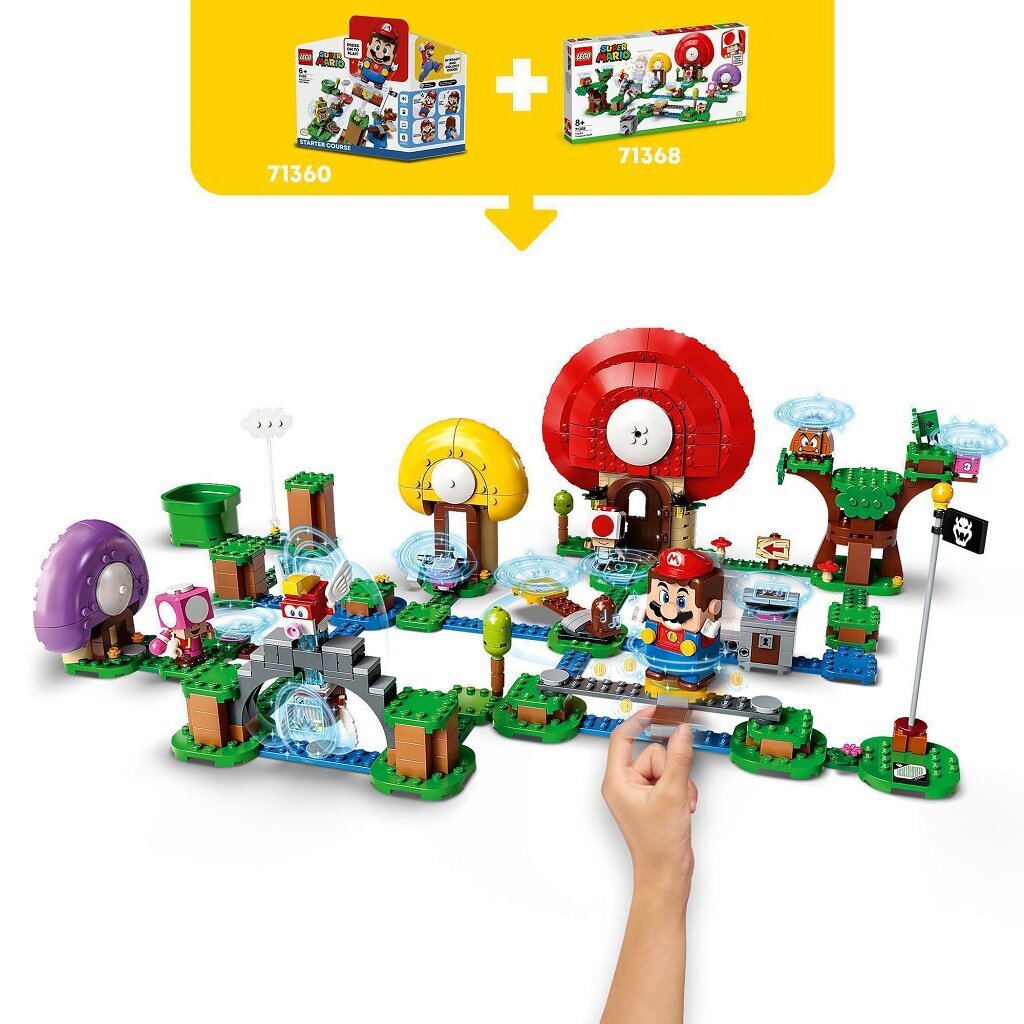 71368 LEGO® Super Mario Lisa kärnkonna aardejahile hind ja info | Klotsid ja konstruktorid | kaup24.ee