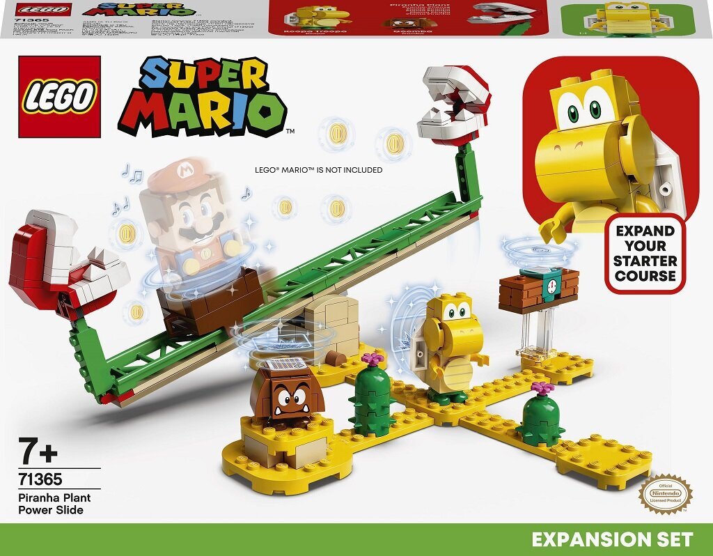 71365 LEGO® Super Mario Lisa taime piraaja liumäele hind ja info | Klotsid ja konstruktorid | kaup24.ee