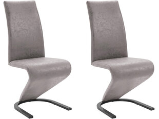 Комплект из 2-х стульев Notio Living Zap, серый цена и информация | Стулья для кухни и столовой | kaup24.ee