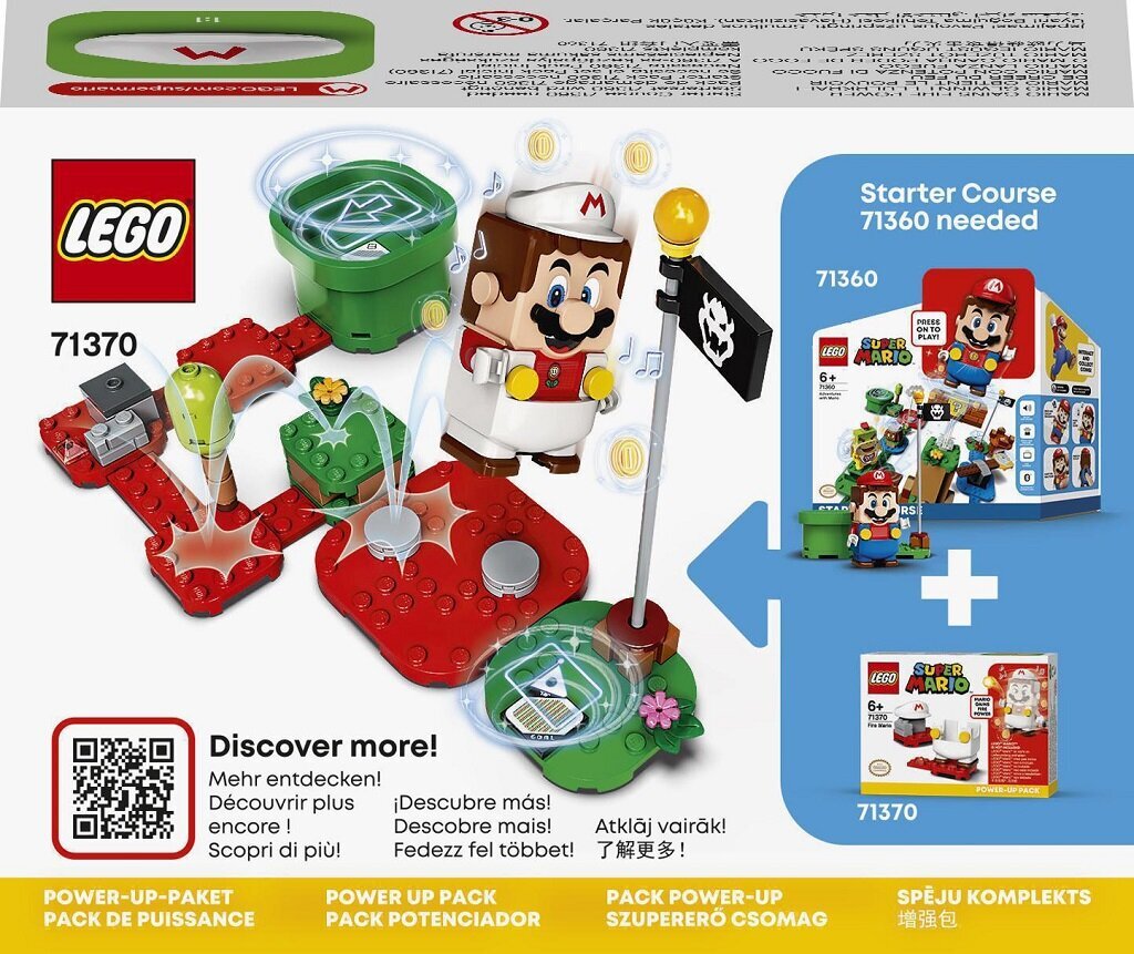 71370 LEGO® Super Mario Tule-Mario võimenduskomplekt цена и информация | Klotsid ja konstruktorid | kaup24.ee